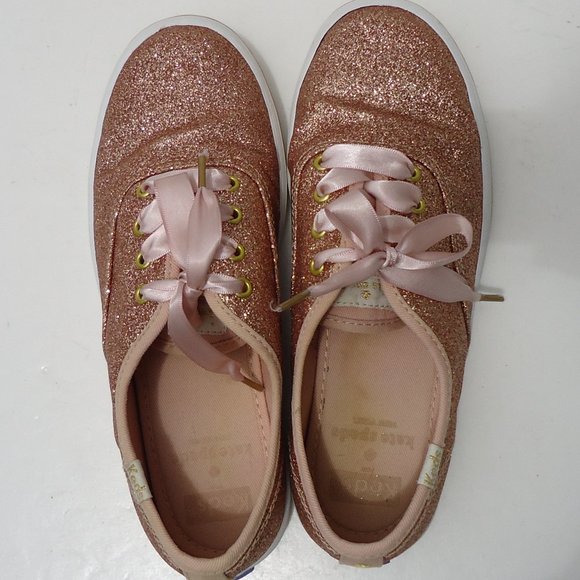 SIZE 3 M. Keds for Kate ♠Spade NY glitter sneakers. - Picture 16 of 16